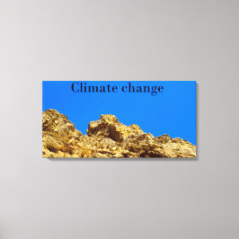 気候変動は環境を守る キャンバスプリント