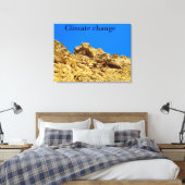 気候変動は環境を守る キャンバスプリント (インサイチュ (寝室))