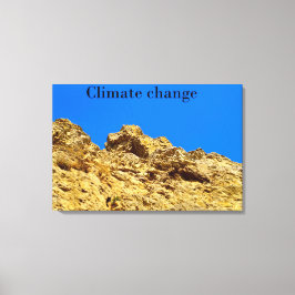 気候変動は環境を守る キャンバスプリント