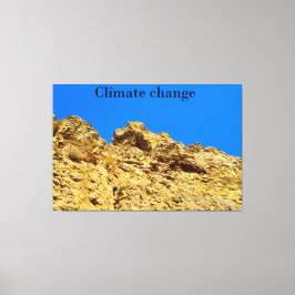 気候変動は環境を守る キャンバスプリント