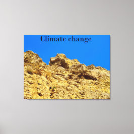 気候変動は環境を守る キャンバスプリント