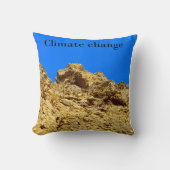 気候変動は環境を守る クッション (正面)