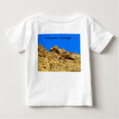 気候変動は環境を守る ベビーTシャツ (裏面)