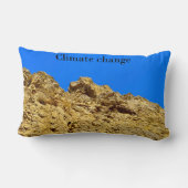 気候変動は環境を守る ランバークッション (裏面)
