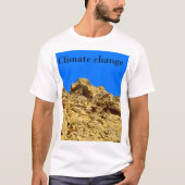 気候変動は環境を守る Tシャツ (正面)