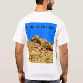 気候変動は環境を守る Tシャツ (裏面)
