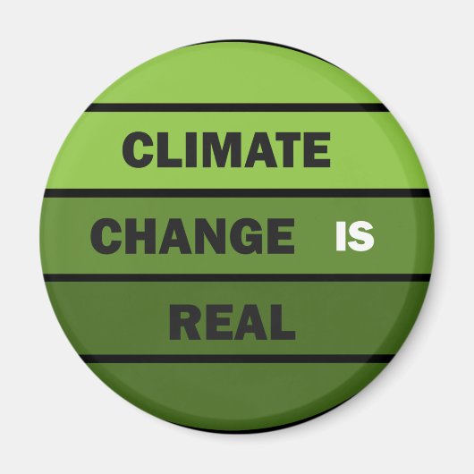 気候変動は環境実在的認識度 マグネット (正面)