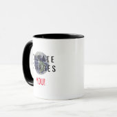 気候変動啓発メッセージ コーヒーマグ マグカップ (正面左)