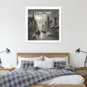 気候変動実在 キャンバスプリント (インサイチュ (寝室))