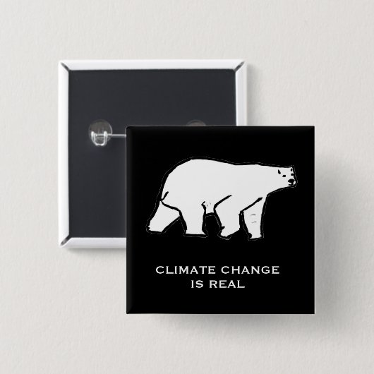 気候変動実在 缶バッジ (正面&裏面)