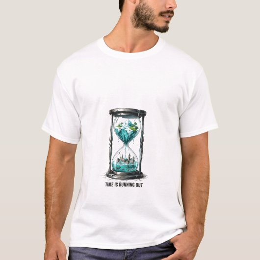 気候変動時計: 世界を救え | Tシャツ (正面)
