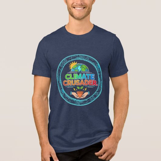 気候変動活動家 トライブレンドTシャツ (正面)