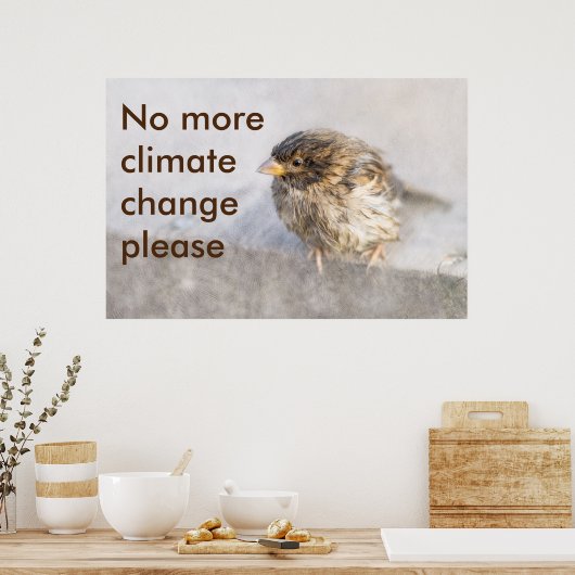 気候変動認識度 ポスター (キッチン)