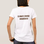 気候変動認識度 Tシャツ (裏面)