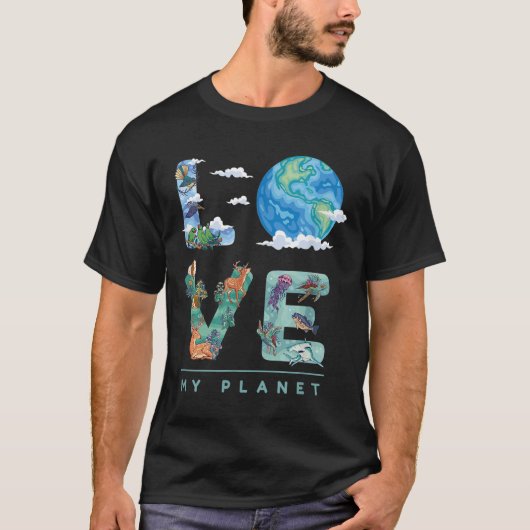 気候変動防止環境に関する計画はない Tシャツ (正面)
