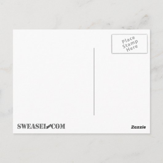 気候変動？ いつだって！ ポストカード (裏面)