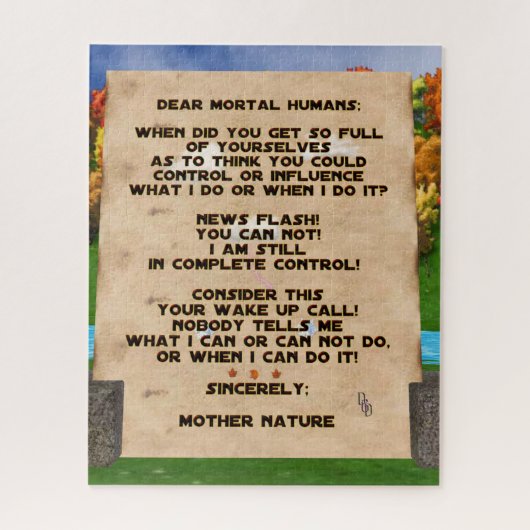 気候変動 ジグソーパズル (縦)