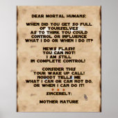 気候変動 ポスター (正面)