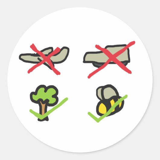 気候変動 ラウンドシール (正面)