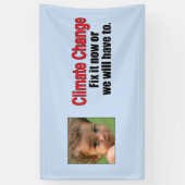 気候変動 横断幕 (縦)