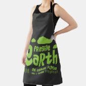 気候変動 |炭素汚染 |アクションTシャツ エプロン (インサイチュ)