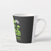 気候変動 |炭素汚染 |アクションTシャツ カフェラテマグ (右)