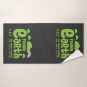 気候変動 |炭素汚染 |アクションTシャツ バスタオル (バスタオル)