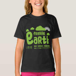 気候変動 |炭素汚染 |アクションTシャツ Tシャツ