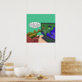 気候変化恐竜 ポスター (キッチン)