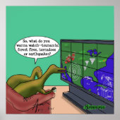 気候変化恐竜 ポスター (正面)