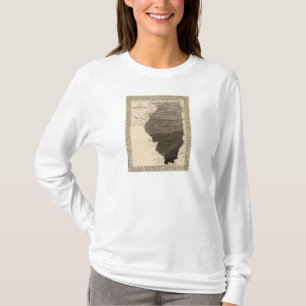 気候学上の地図、イリノイ Tシャツ