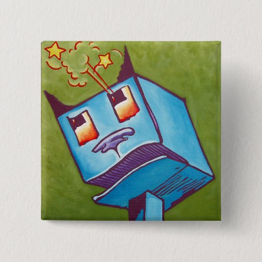 気分がすぐれないの- Oz Pinback 缶バッジ (正面)