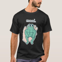 気分がわかる面白い動物のミームTシャツ