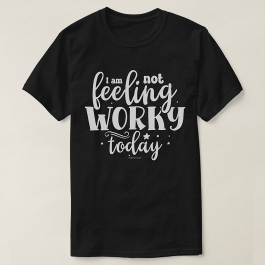 気分が乗らない今日のサティリックTシャツ Tシャツ (デザイン正面)