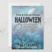 気分が変わる月雲のハロウィンパーティー招待状 招待状 (正面)