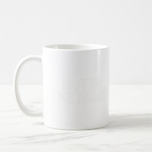 気分が悪いおもしろい コーヒーマグカップ (左)
