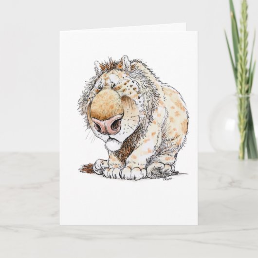 気分が悪いときのグリーティングカード カード (正面)