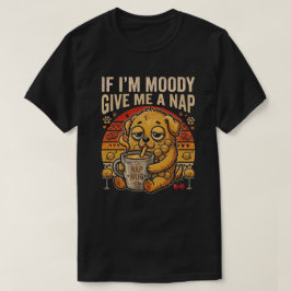 気分が悪い時は寝かせて Funny Tee Tシャツ