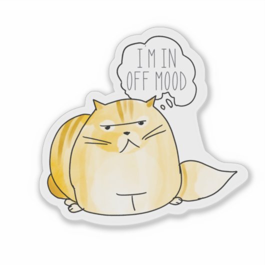 気分が晴れた シール (正面)