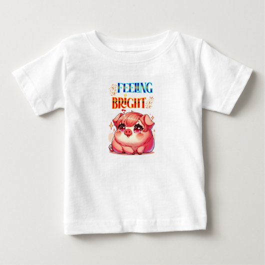 気分が晴れる ベビーTシャツ (正面)