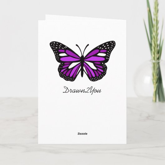 気分が良くなる蝶 カード (裏面)