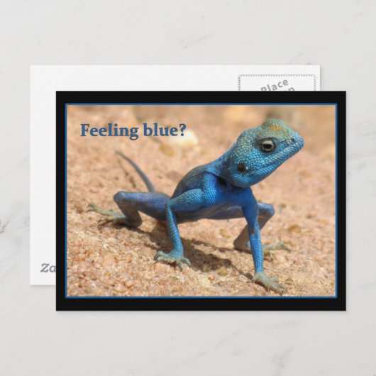 気分が落ちるお見舞いカード ポストカード (正面/裏面)