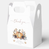 気分が落ちる秋の花のブライダルシャワー フェイバーボックス (見開き)