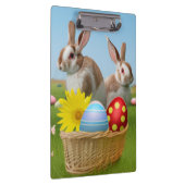 気分のためのイースターかわいい前向きバニー クリップボード (右)