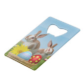 気分のためのイースターかわいい前向きバニー クレジットカード栓抜き (裏面アングル)