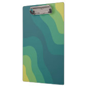 気分のための黄色の緑の前向き抽象芸術 クリップボード (左)