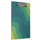 気分のための黄色の緑の前向き抽象芸術 クリップボード (右)