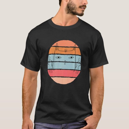 気分の悪い猫 Tシャツ (正面)