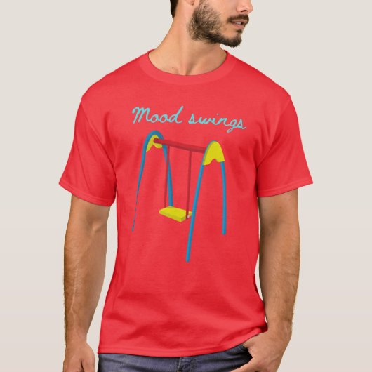 気分の浮き沈み Tシャツ (正面)