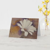 気分の花のメッセージカード カード (黄色い花)